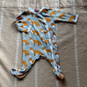 Milkbarn fox jammies // 0-3 months